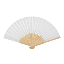 MidOcean Fanny Bamboo Handheld Fan - White - One Size