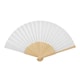 image 1 of MidOcean Fanny Bamboo Handheld Fan - White - One Size