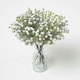 image 1 of Homescapes Artificial Flower White Baby's Breath Bouquet, 32 cm