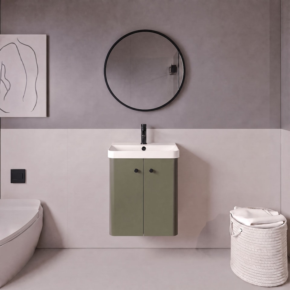 image 1 of Balterley Round Bathroom Mirror