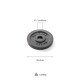 image 3 of Phoenix Fitness Weight Plate - 1.25kg -Pair