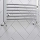 image 2 of Round - Chrome Radiator Valve Angled Polished 10mm