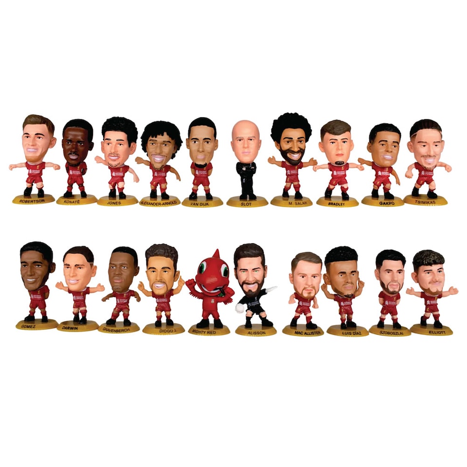 image 1 of Liverpool FC Premier League Champions 2024-25 SoccerStarz Football Figurine (Pack of 20) | Multi | Multicoloured | One Size | 1