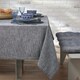 image 2 of Walton & Co Flint Blue Chambray Tablecloth 130x180cm
