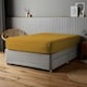 image 1 of Silentnight Supersoft Fitted Sheet Yellow | Ochre | Double
