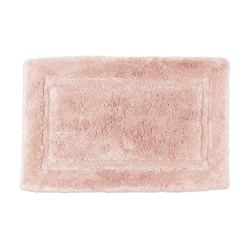 image 1 of Marlborough Bamboo Cotton Bath Mat - Rose Pink