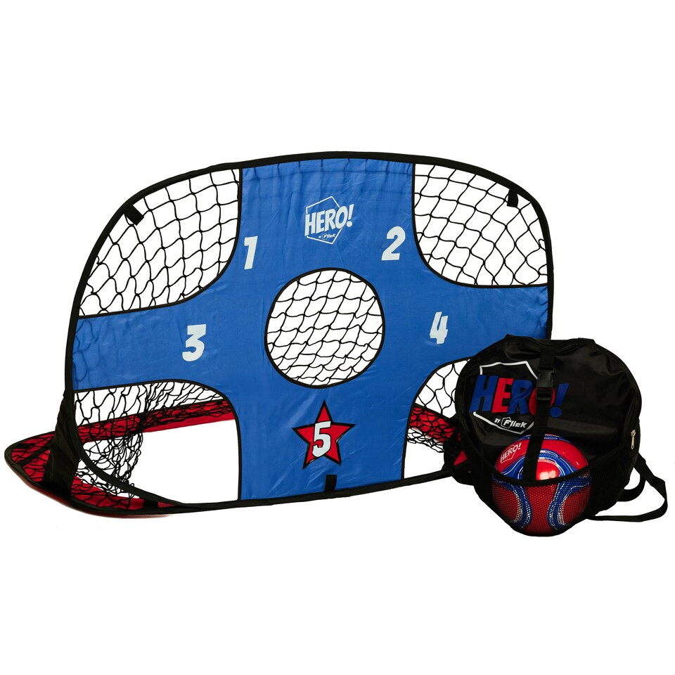 image 1 of Football Flick Hero Strikers Goal Pack - Pop-up reversible Football Goal
