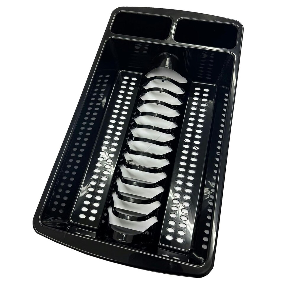 image 1 of 2 x Stylish Black High Grade Dish Drainer Rack Ideal For Drying Plates Black