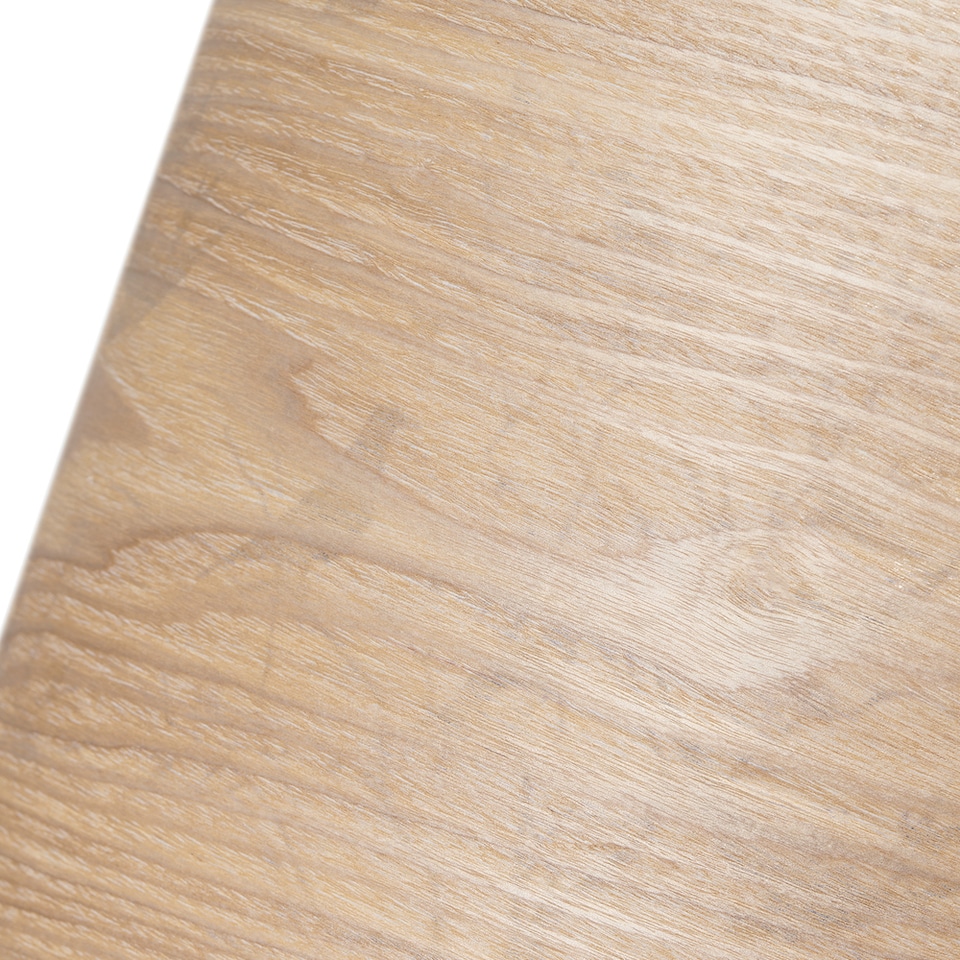 image 1 of Bamboo Wood Effect Lamp Shade with Inner Lining of Birds and Trees | Brown