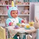 image 8 of BiBi Doll Reborn Baby Doll Clothes Blue Fluffy Unicorn Jumpsuit For 20" Dolls