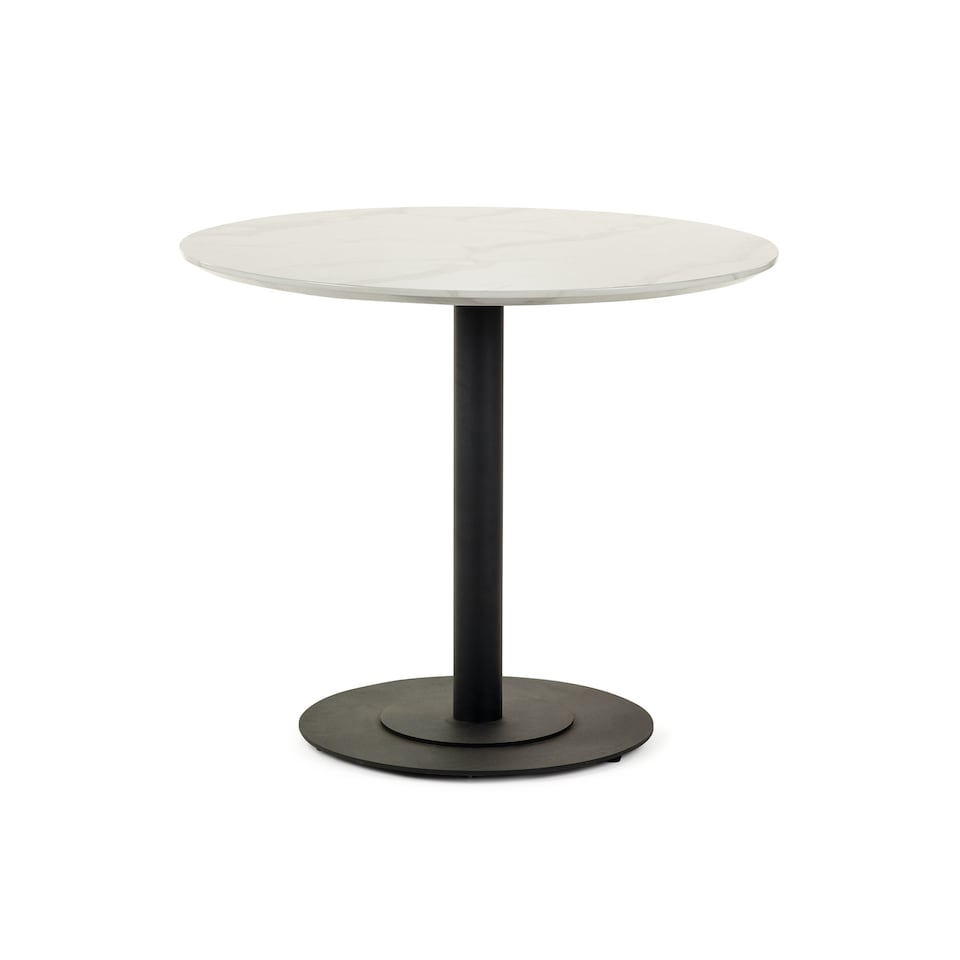 image 1 of Luca 80cm Round Dining Table White