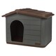 image 1 of URBNLIVING Plastic Dog House Outdoor Pet Kennel Shelter | Multi | Brown/Green | M | 1