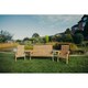 image 3 of Valley 5 Seat Set 1X3B 2XC Angled Tray - Timber - L100 x W290 x H95 cm - Fully Assembled - Set of Waterproof Cushions Included
