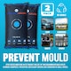 image 5 of 2 Pack Reusable Car Interior Dehumidifier Bag & Dashboard Mounting Anti-slip Mat Remove Moisture