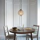 image 3 of Tanaro 1 Light Ceiling Globe Pendant Antique Brass, Glass, E27