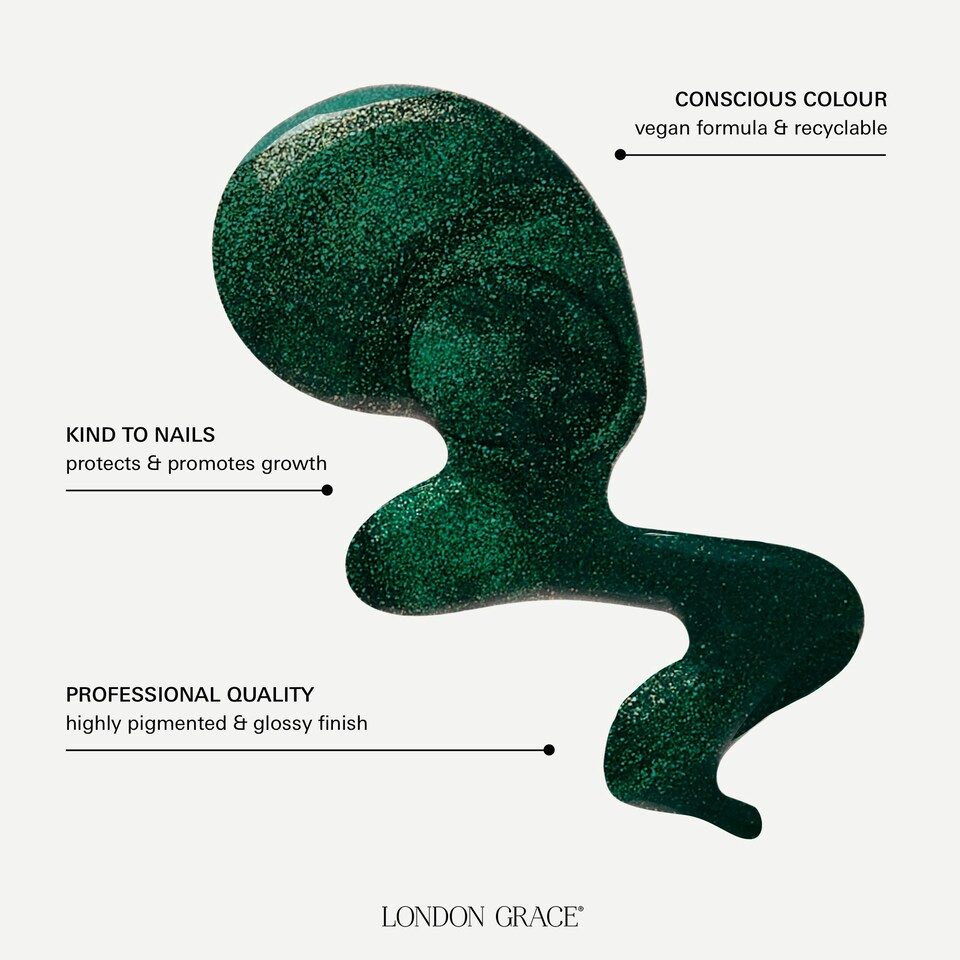 image 1 of Amy Nail Polish Green