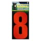 image 3 of Rowan 8 Reflective Bin Number - Red - One Size