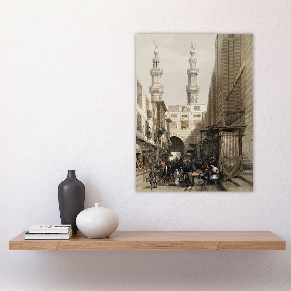 image 1 of Metwally Minarets and Grand Entrance Roberts Huge Wall Art Print 18X24 In