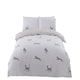 image 1 of PH Leopard Polycotton Duvet Cover Set with Pillowcase Multi | Super King