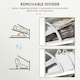 image 8 of HOMCOM Narrow Shoe Storage Cabinet with 4 Flip Drawers for 16 Pairs of Shoes