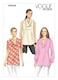 image 1 of Vogue 9006 Paper Sewing Pattern – Women’s Top, UK Sizes 8–10–12–14–16, Easy