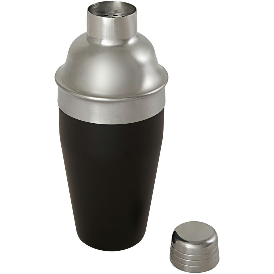 image 1 of Seasons Gaudie Logo Stainless Steel Cocktail Shaker - Solid Black - One Size