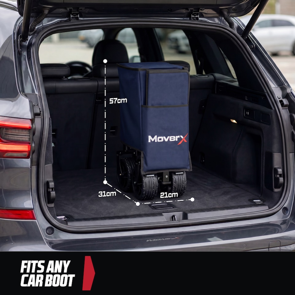 image 1 of MoverX Premium Folding Camping Trolley / Festival Wagon 120L / 100kg