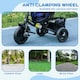 image 5 of HOMCOM 6 in 1 Kids Trike, Stroller with Parent Handle, Blue
