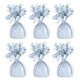 image 1 of White Foil Balloon Weights - Pack of 6