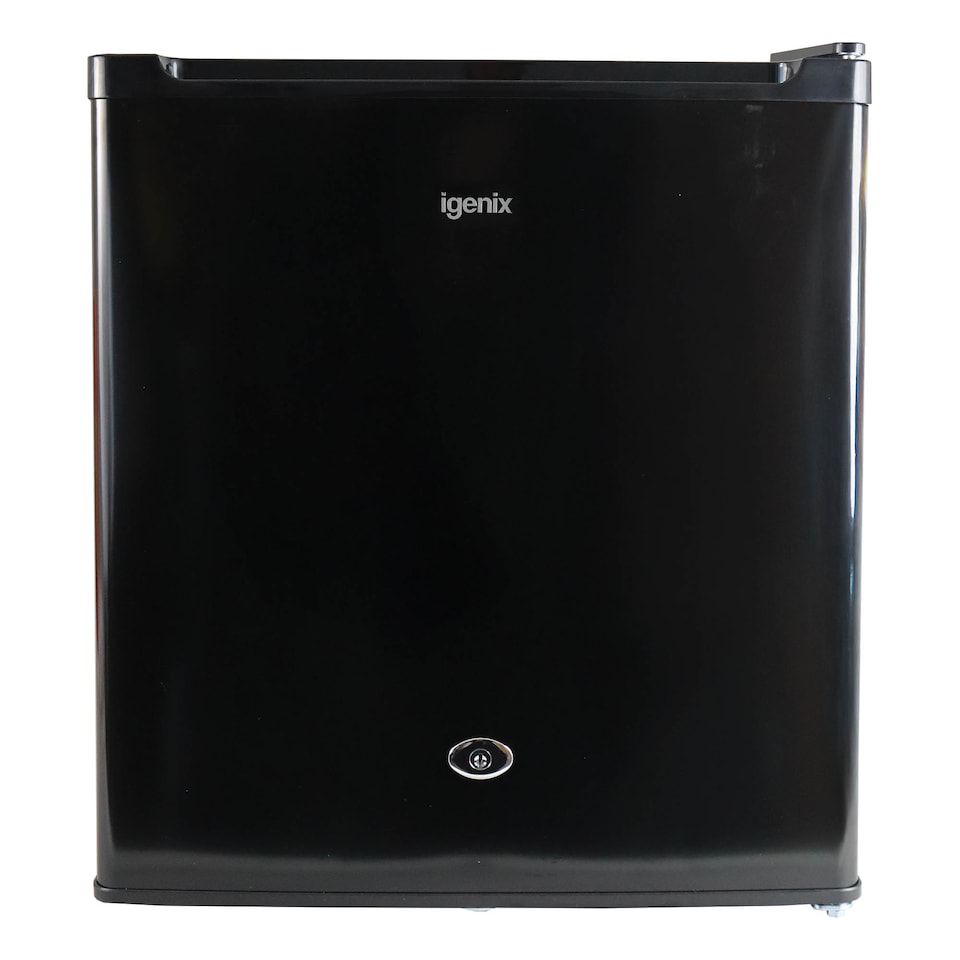 image 1 of Igenix IG3711BL Counter Top Fridge with Lock, 47 Litre, Black