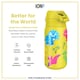 image 5 of Leak Proof Kids Water Bottle, Stainless Steel, 400ml (13oz) | Yellow | Dinosaur | One Size