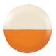 image 4 of Nicola Spring Ceramic Dipped Flecked Dinner Plates - 20.5cm - Burnt Orange - Pack of 4 Orange