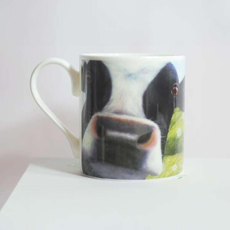 image 1 of Lucy's Farm Moo Selfie at Corfe Cow Regular Mug