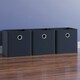 image 2 of Vida Designs Durham Cube Storage Basket, Black - (Set of 3)