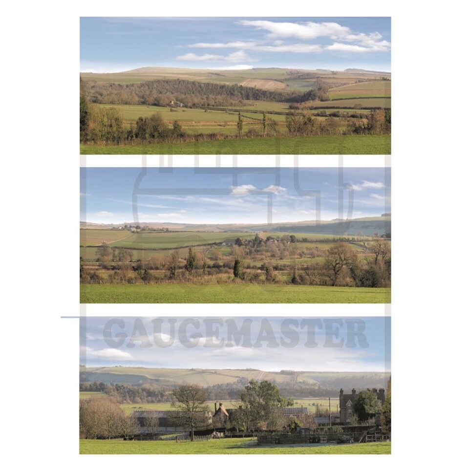 image 1 of Gaugemaster Scenics Countryside Small Photo Backscene (1372x152mm)