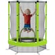 image 9 of AIYAPLAY 4.6FT Kids Trampoline with Safety Enclosure Net, Green