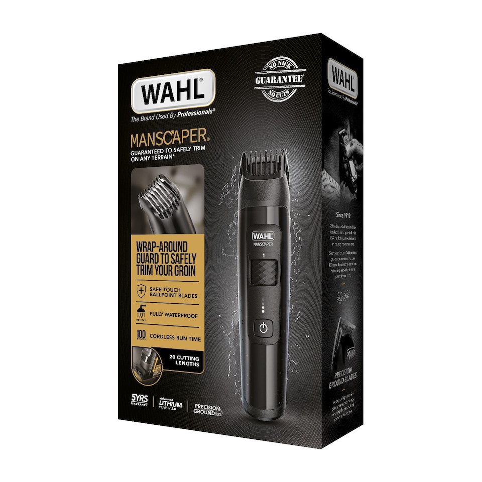 image 1 of Wahl Manscaper Lithium-Ion Body Grooming Cordless Rechargeable Trimmer 1065-800