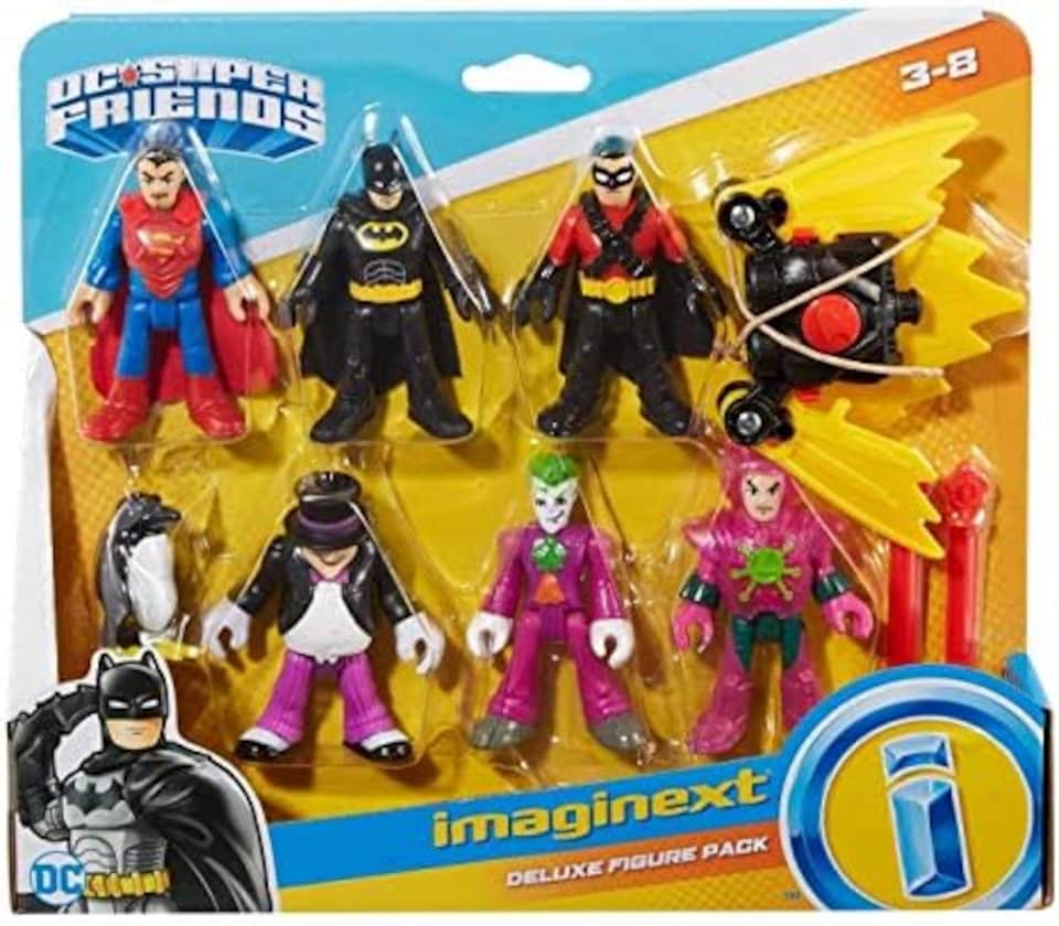 image 1 of Fisher Price Imaginext DC Super Friends Deluxe Figure Pack