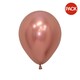 image 1 of Amscan Sempertex Reflex Balloons (Pack of 50) - Rose Gold - One Size