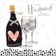 image 3 of To My Husband Champagne Celebration Design Anniversary Card