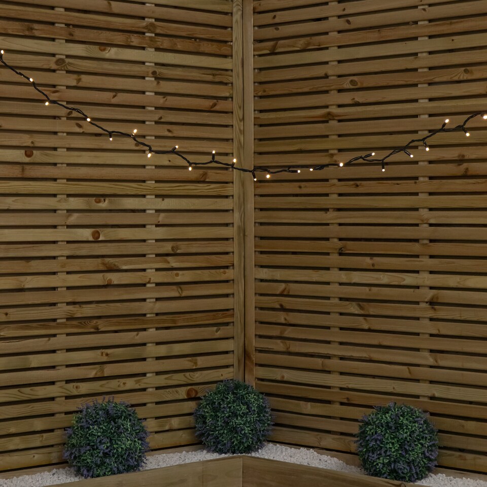 image 1 of 24m Set of 300 Connectable String Lights with Warm White LEDs