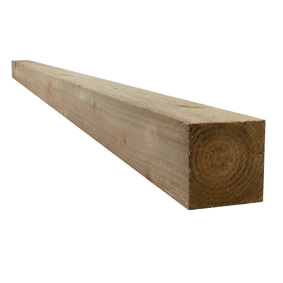 image 1 of Snowdon Timber Garden Treated 4x4inch Fence Post 10 Pack (H) 3.0m (W) 100mm
