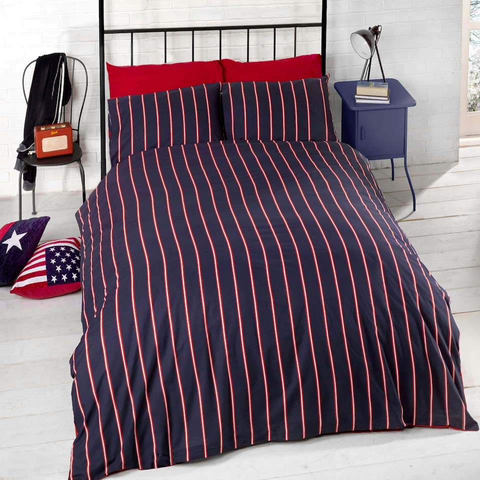 image 1 of Don't Wake Me Up Duvet Cover Set with Pillowcase Blue | Single
