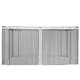 image 1 of Outsunny 352 x 207cm Universal Replacement Gazebo Mesh Netting Screen Walls