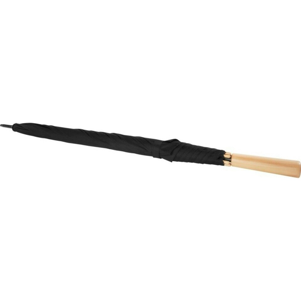 image 1 of Avenue Romee RPET Recycled Golf Umbrella - Solid Black - One Size
