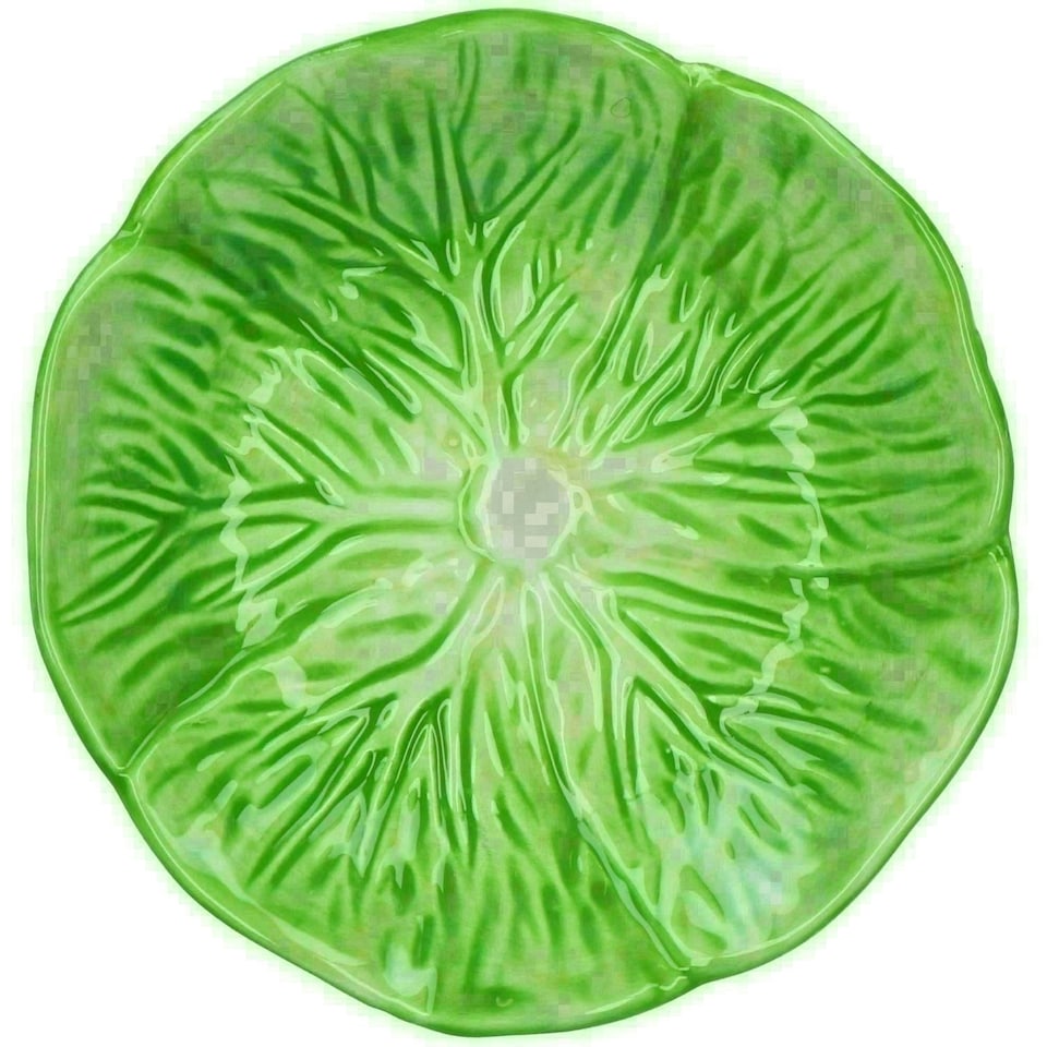 image 1 of 3PK Small Animals Lettuce Green Leaf feeding bowls treat pots 12cm/150ml Green