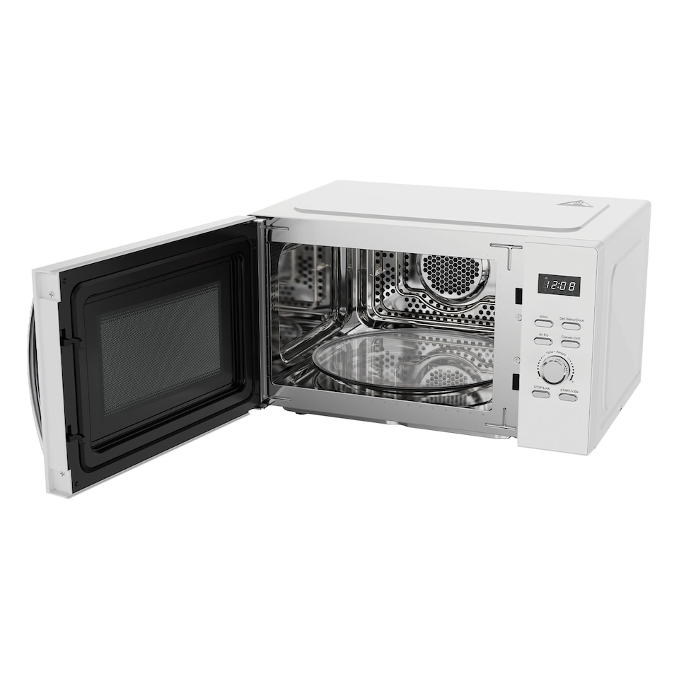 image 1 of Digital Microwave, 25 Litre, 60 Min Timer, Air Fryer Function, 850W, White, IGMC02580W