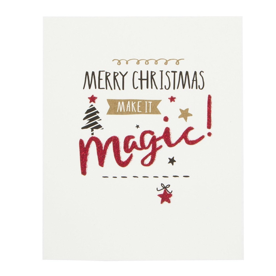 image 1 of Christmas Card 'Make It Magic'