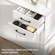 image 4 of HOMCOM Sideboard with Soft-Close Doors, Modern Storage Cabinet White