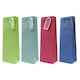 image 2 of Single Embossed Bright Coloured Bottle Gift Bag